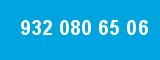 932 080 65 06 932 080 65 06